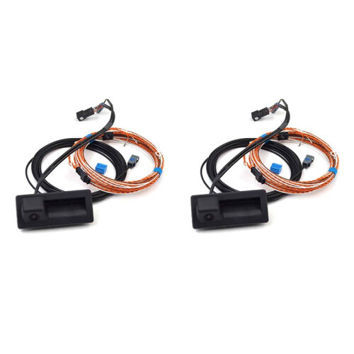 2X 3V0827566L Car Reverse Camera Back  Camera Handle Release Camera for  A4 B9 2016-2023