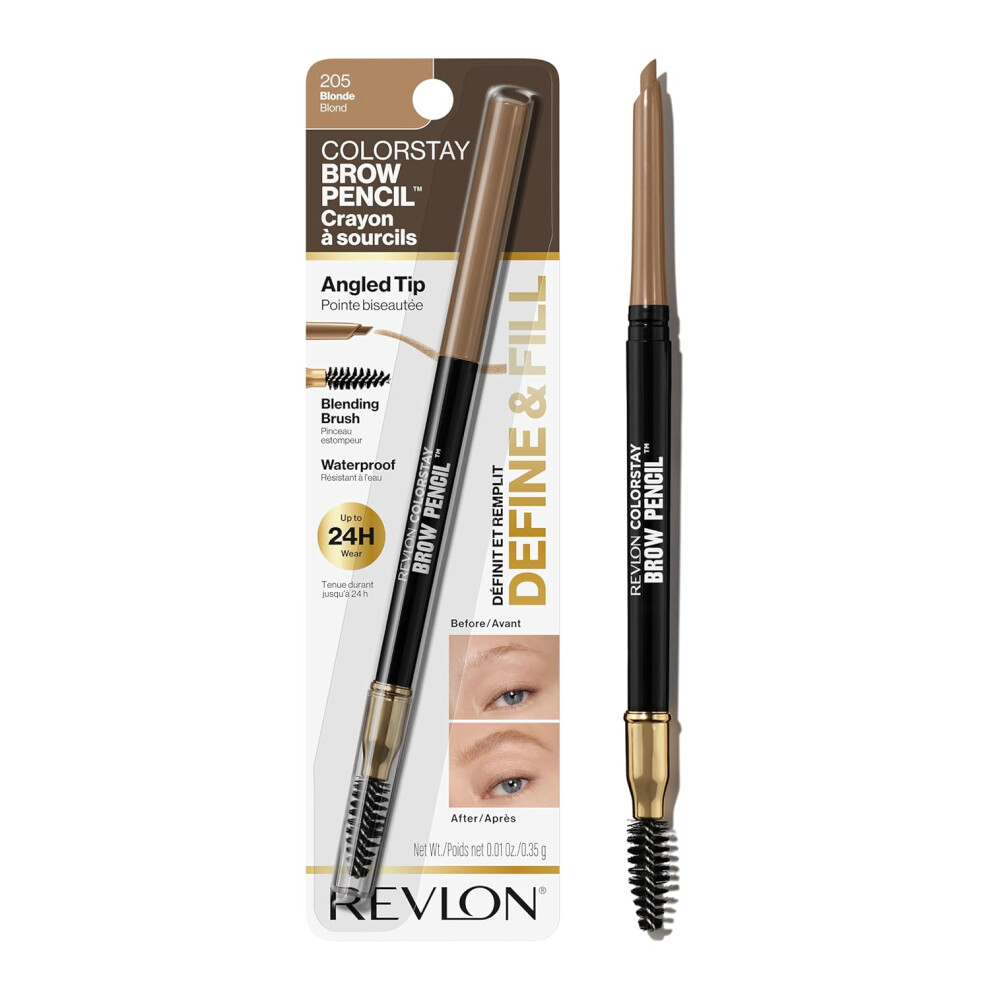 Revlon Not,Specified Colorstay Eyebrow Pencil With Spoolie Brush (205 Blonde)