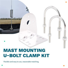 Antenne Mastklem met U-Bouten voor Ham UHF VHF CB Cellular Trucker Antenne, Antennemontagebeugel voor N Vrouwelijk Type