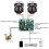 VU Level Audio Meter Stereo Amplifier Board+2pcs VU Meter 9-12V  Stereo Amplifier Board Level Indicator 2