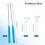 Metal Inoculation Loop, Mycology Sampling Rod with 2pcs Handle and 90pcs Nickel Reusable Inoculating Ring 6
