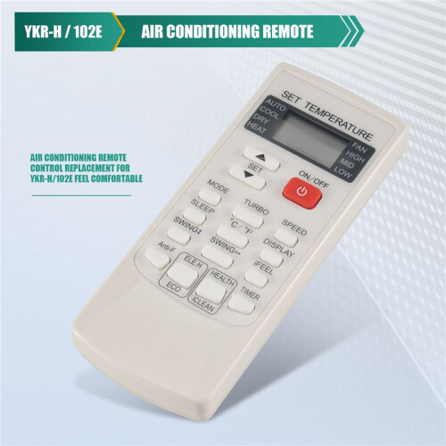 Air Conditioning Remote Control Replacement for Aukia YKR-H/102E Feel Comfortable 1