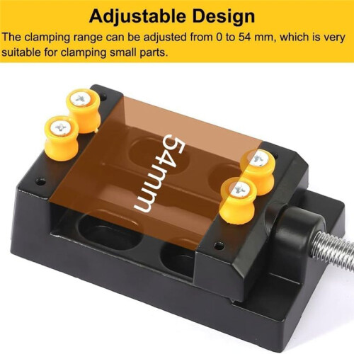 2sets  Vice Small Parallel Table Vice Flat  Table Vice Flat  Vice Drill Vice for Jewellery Crafts DIY 1