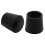 30 Pcs Rubber Cone Shape Desk Feet Protector Chair Leg Tip Pad Black 6