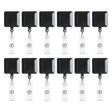 Porte-badges en plastique portable avec des-12 pièces