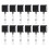 Draagbare plastic badgehouder met veilige-12 stuks 1