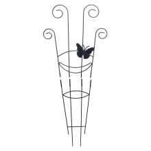 Iron Garden Stake Trellis for Potted Plant-butterfly1 type