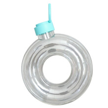 Moderne waterfles in donutstijl met ergonomische-Blauw 1
