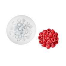 Easy Releases Silicone Mould Raspberry Heart Designs For-B