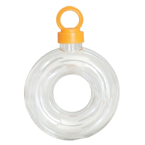 Practical Doughnuts Shape Drinkware With Secures Seal-Orange 1