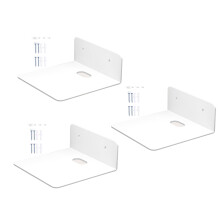 Acrylic Wall Shelf for Projector Adhesive Floating-White