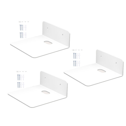 Acrylic Wall Shelf for Projector Adhesive Floating-White