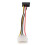 -Strom Buchse auf -Stecker-Adapter-Konverter-Kabel, 6-Zoll 5