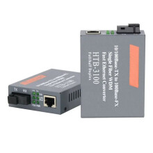 HTB-3100 Convertitore di per Media In Fibra Ottica Transceiver A Fibra Singola Monomodale 20 Ethernet RJ45 A Adattatore In Fibra Spina UE