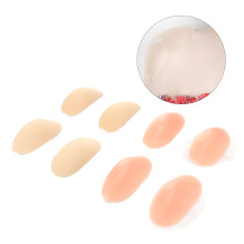4 Paar Silikon-Schulterpolster, Push-Up, selbstklebend