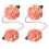 Soft Adjustable Window Curtain Band 8.50Cm-Grapefruit oran 1