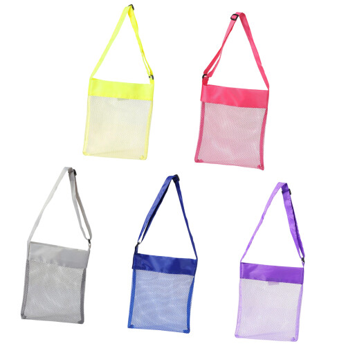 Sacs de rangement de jouets de sable, paquet de 5 mailles,-UN