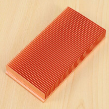 Dissipatore di Calore nel Rame Puro 100X50X15Mm Radiatore del Dissipatore di Calore 'Aletta per Skiving per Chip di RAM Elettronico LED VGA Cooler