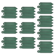 10PCS Plastic Garden Edging Strips with Easy Together-Green
