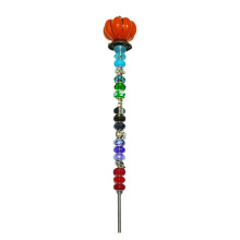 Décoration de jardin citrouille de 33 cm (13 pouces) pour l'extérieur