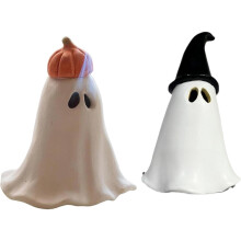 Halloween ghost incense burner resin pumpkin witch hat
