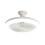 Plafondventilator met verlichting, 10,2 inch witte E27-lamp 1