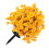 Artificial Morning Glory Flower Stake Realistic Green-Yellow 1