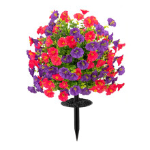 Kunstmatige Morning Glory bloemstaak realistische-RosePaars