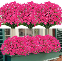 Kunstige påskeliljeblomster 35 cm, 4-pakning