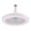 Ventilatore da soffitto moderno con luce integrata e telecomando, attacco E27. 1