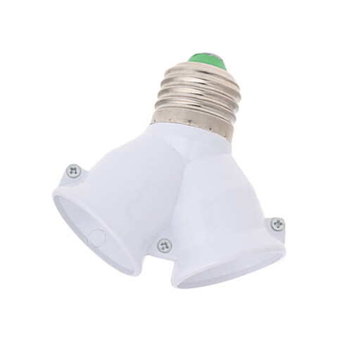 Adaptateur de douille double E27 vers E27