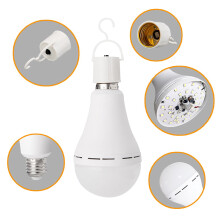 Ampoule LED rechargeable E27 12W 450LM 6000K (lot de 2)