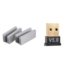 2Pcs Fan Radiator/Aluminum Heatsink/To-220 Heat Sink with USB  5.0 Adapter Wireless Dongle Stereo Receiver