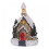 Verlicht kerstdorpje ornament van hars, 11x8x6,7 cm 1