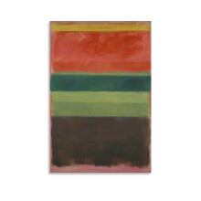 Affiche murale sur toile imprimée de Mark Rothko