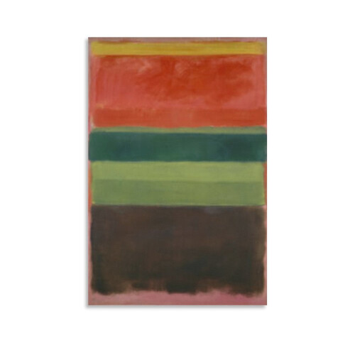 Affiche murale sur toile imprimée de Mark Rothko