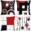 Conjunto de 4 capas de almofada geométricas abstratas, 45x45 cm (18x18 polegadas). 1