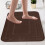 Kayannuo absorberende dørmåtte 60x40cm brun polyester 1