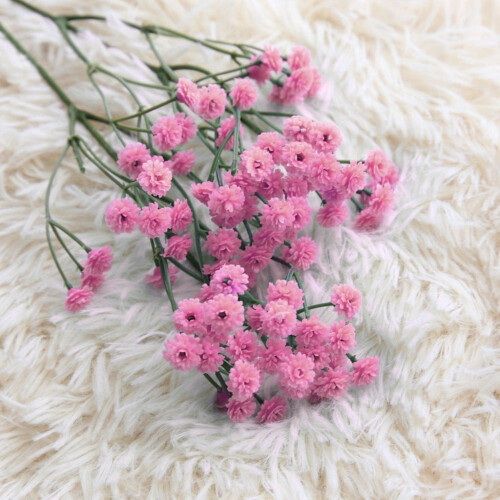 Buquê de Gypsophila artificial de seda, 65 cm