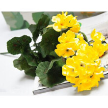 36 cm kunstig geranium silkeblomsterbukett