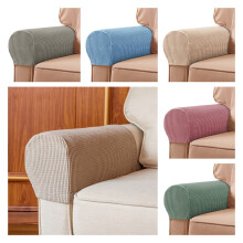 Travelwant2Pcs Stretch Armleuninghoezen Compatibel met Spandex Relaxfauteuil, Antislip Armleuningbeschermer voor Bankstoel
