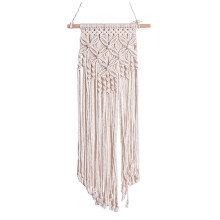 Boho macramé wandtapijt van handgemaakt katoen