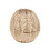 Abat-jour imitation rotin pour plafonnier E27 1