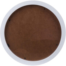 Cadre photo rond 25 cm (10 pouces) Ă accrocher au mur, noir