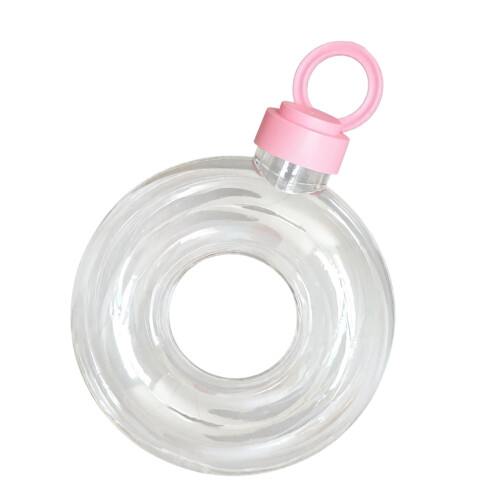 Durchsichtiger Getränkeflaschen-Wasserbehälter aus-Rosa 1