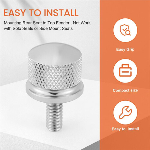 Chrome Billet Aluminum  Bolt Screw Cap for  Davidson 2