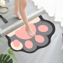 Diatom Mud Badeværelsesmåtte 40x60cm Skridsikker Absorberende