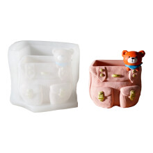 Animal Shape Silicone Mould For Handmade-school bag bear