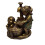 Quinlirra Gartenstatue Junge und Mädchen mit leuchtendem Glühwürmchen 1