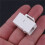 30Pcs RJ45 Connector  Jack Cat6 Extension Coupler Ethernet Network LAN Cat 6 Coupler Jacks Extend Adapter,White 6